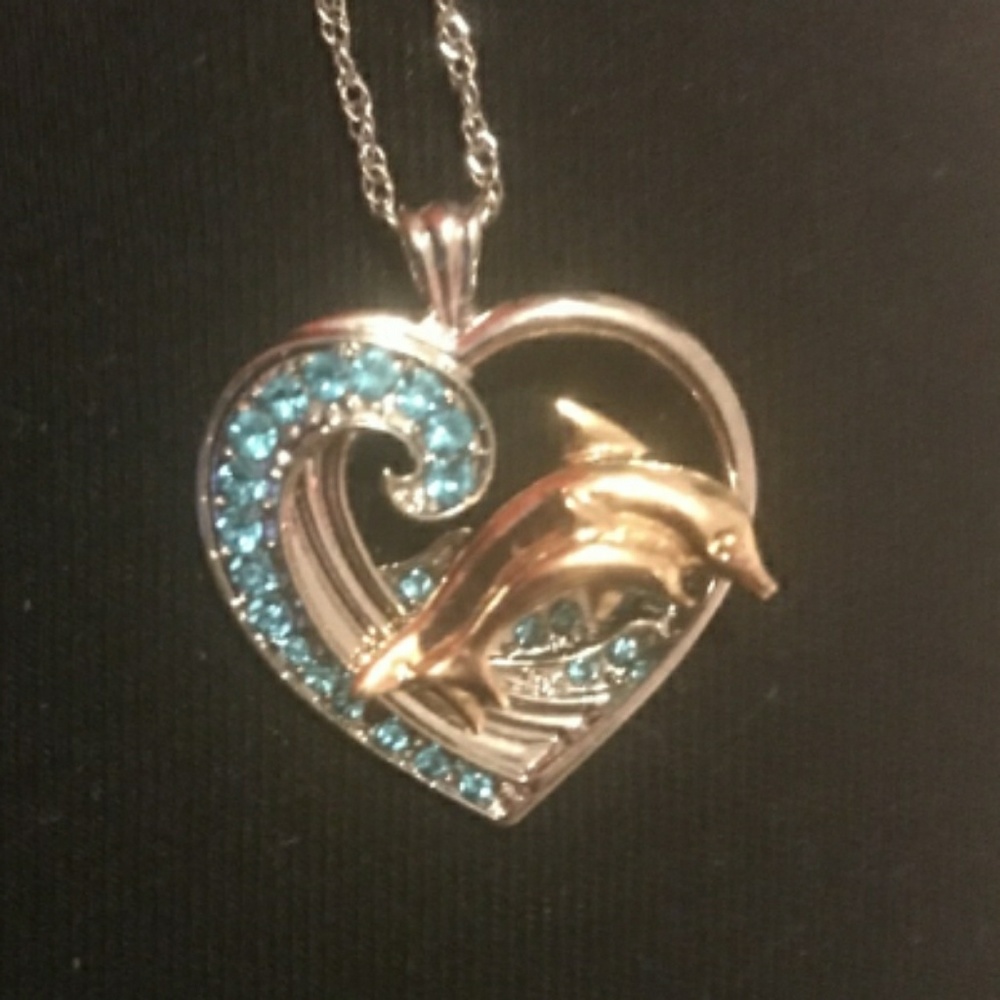 Dolphin Pendant and Necklace - Picture 3 of 3